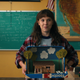Eleven and her diorama.